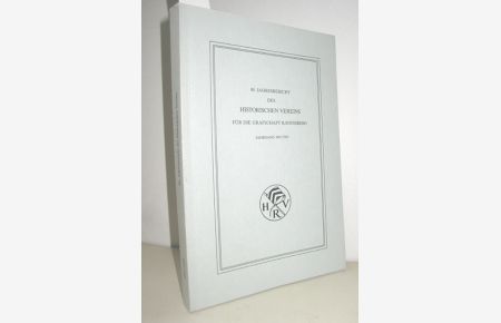 80. Jahresbericht des Historischen Vereins für die Grafschaft Ravensberg (Jahrgang 19992/93)