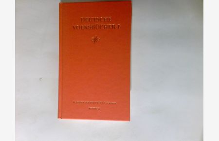 Deutsche Volksbücher : in drei Bänden. Band 1  - Textrev. und Fußnoten von Erika Weber