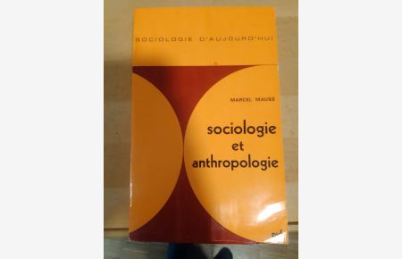 Sociologie et anthropologie.