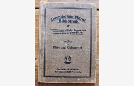 Handbuch für Kitte und Klebemittel