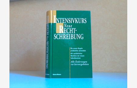 Intensivkurs, Neue Rechtschreibung