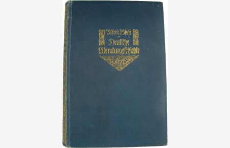 Deutsche Literaturgeschichte. Band 1 - Von den Anfängen bis Herder.