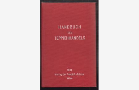 Handbuch des Teppichhandels.