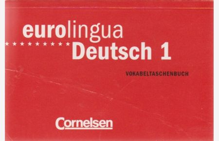 Eurolingua Deutsch; Teil: 1.   - Vokabeltaschenbuch.