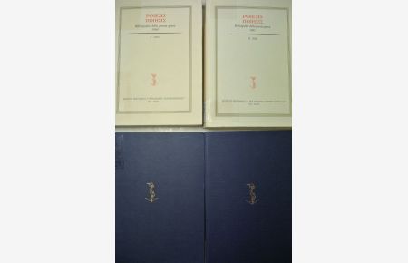 Poiesis. Bibliografia della poesia greca. Vol. 1 - 4 (2001 - 2004).