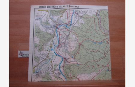Grothus Gebietskarte Solling Reinhardswald 1:50 000