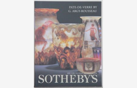 Pate-de-verre by G. Argy-Rousseau. Auction: New York, Saturday, December 2, 2000.