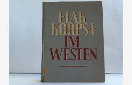 Flakkorps I im Westen
