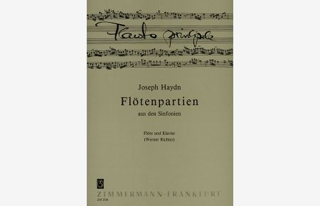 Flötenpartien  - aus den Sinfonien, (Reihe: Flauto principale)