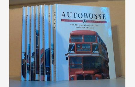 FASZINATION AUTOMOBIL: Geländewagen - Trucks - Militärfahrzeuge - Luxusautos - Sportwagen - Spider und Cabrios - Coupés - Autobusse  - 8 Bücher