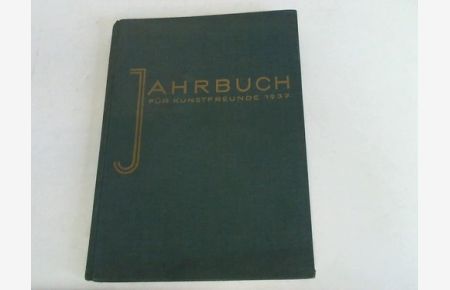 Jahrbuch für Kunstfreunde 1937