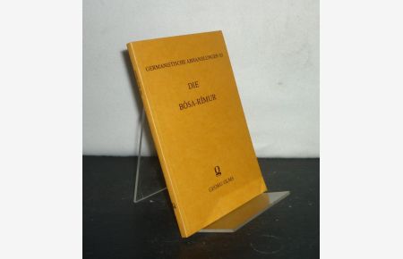 Die Bósa-Rímur. Herausgegeben von Otto L. Jiriczek. (= Germanistische Abhandlungen, Heft 10).