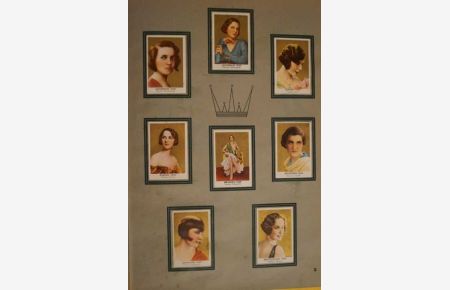 Die Frauen, die der Schönheit Krone tragen. Sammelbilderalbum der Aurelia Zigarettenfabrik. Mit 150 Sammelbildern.