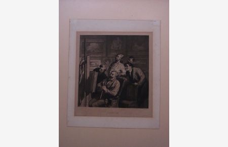 À l'atelier. Stich von Edmond Ramus nach einem Motiv Honoré Daumier