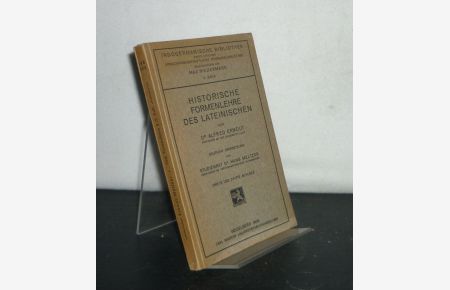 Historische Lautlehre des Lateinischen von Max Niedermann. (= Indogermanische Bibliothek, Zweite Abteilung, Sprachwissenschaftliche Gymnasialbibliothek, Band 1).