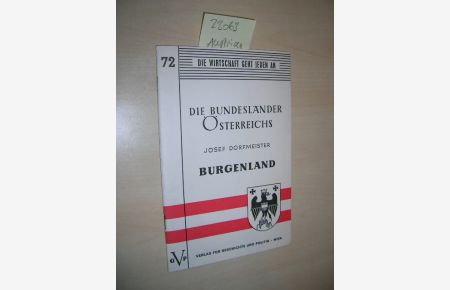 Burgenland.   - Die Bundesländer Österreichs.