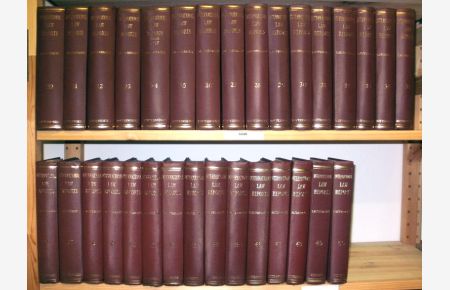 International Law Reports. Volumes 20 - 50 (in 31 volumes).