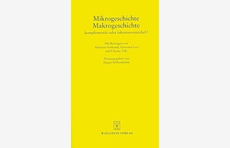 Schlumbohm, Mikrogeschichte