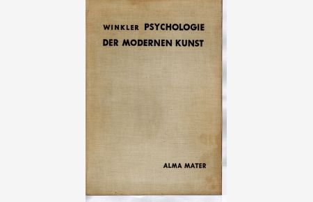 Psychologie der Modernen Kunst.
