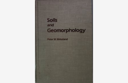 Soils and Geomorphology.