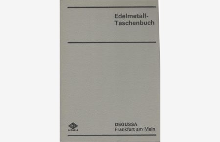 Edelmetall - Taschenbuch.
