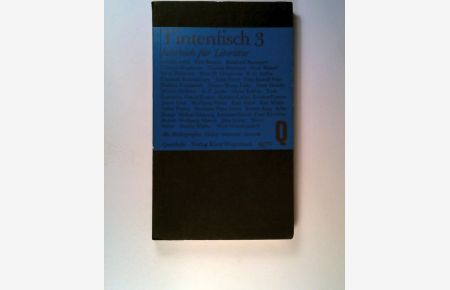 Tintenfisch 3, Jahrbuch für Literatur  - Quarterhefte