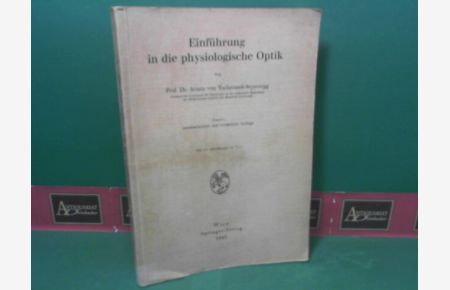 Einführung in die physiologische Optik.