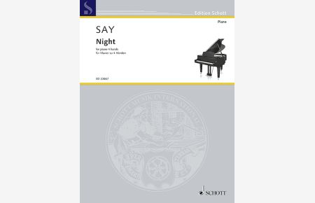 Night op. 68  - für Klavier zu 4 Händen, (Reihe: Edition Schott)