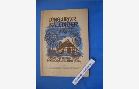 Lüneburger Kalender 1950. Ausgabe B.