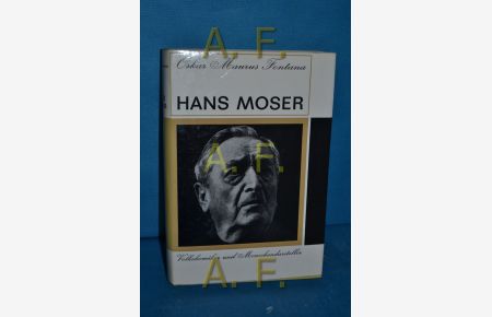 Hans Moser : Volkskomiker und Menschendarsteller