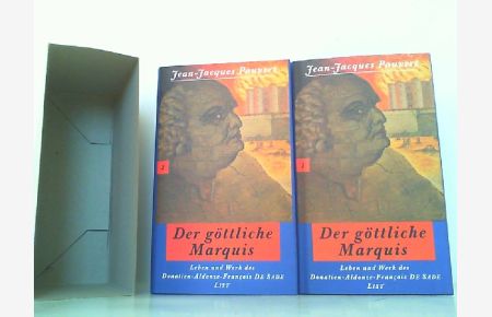Der göttliche Marquis. Leben und Werk des Donatien-Aldonze-Francois de Sade. Deutsch Friedrich Giese. 2 Bände in 2 Büchern KOMPLETT!