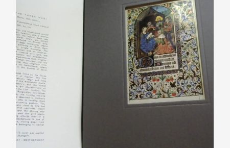Donaueschinger Stundenbuch  - Etwa um 1460/70 dürfte das Stundenbuch , Officium Beatae Mariae entstanden sein.