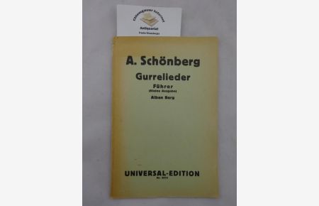 Gurre-Lieder. Führer ( Kleine Ausgabe). Alban Berg.