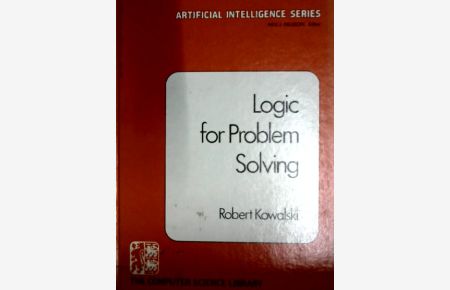 Logic for Problem Solving