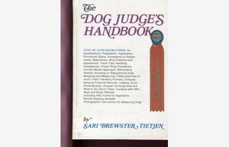 The Dog Judge's Handbook.