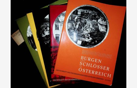 Burgen und Schlösser in Österreich Zeitschrift des Österreichischen Burgenvereines 1 (1965) / 2 (1966) / 3 (1967) /4 (1968) / 5 (1969) / 6 (1970) / 7 (1971) / 8 (1972) / 10 (1974) / 12 (1976) /