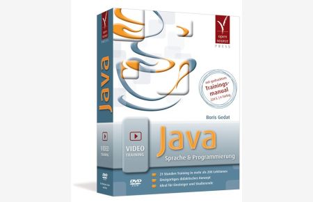 Java - Videotraining - Sprache & Programmierung (PC+Mac+Linux) - Sprache & Programmierung - 21 Stunden Training in mehr als 200 Lektionen - Einzigartiges didaktisches Konzept - Ideal für Einsteiger und Studierende