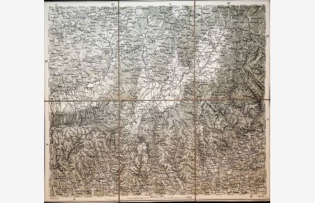 KRONSTADT - [Blatt O. 9. der General-Karte von Central Europa 1:300000 1873-1876]