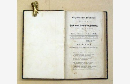 Eidgenössisches Freischiessen in Aarau. Fest- und Schützen-Zeitung. Offizielles Organ des Fest-Comité. Nr. 1 - 15 1849.