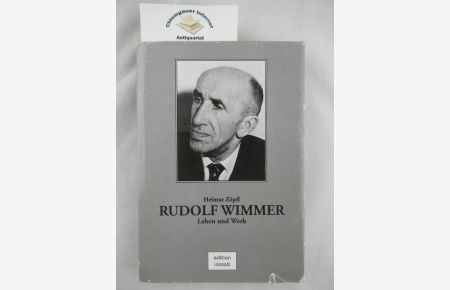 Rudolf Wimmer : Leben und Werk.