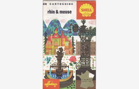Shell Berre Cartoguide 1967/68 No 5: Rhin 6 Meuse