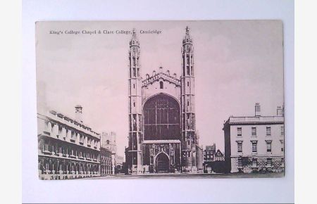 Cambridge, England. King's College Chapel & Clare. AK.
