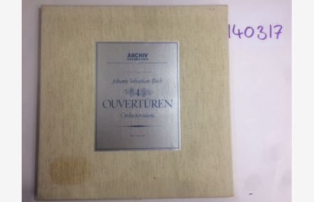 Bach: 4 Ouvertüren (Orchestersuiten) BWV 1066-1069.