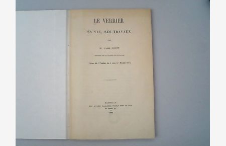 Le Verrier, sa vie, ses travaux : lecture faite a l'Academie dans la seance du 6 decembre 1879.