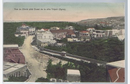 Cartes Postale. Vue du Zihrlé coté Ouest de la ville Tripoli (Syrie).