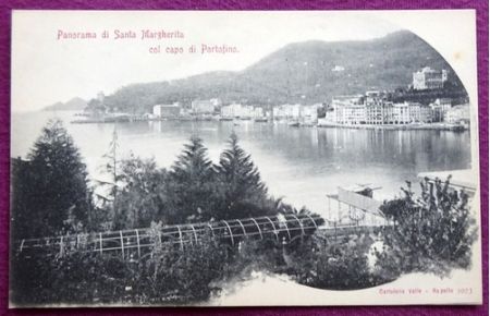 Ansichtskarte AK Portofino. Panorama di Santa Margherita col capo di Portofino