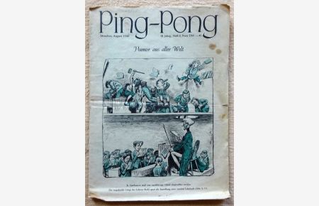 Ping-Pong III. Jahrgang Heft 8 (Humor aus aller Welt)