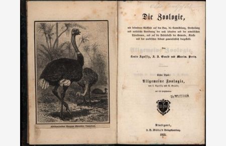 Populäre Zoologie, Erster Theil: Allgemeine Zoologie, Zweiter Theil: Spezielle Zoologiemit einigen handkolorierten Kupferstichen