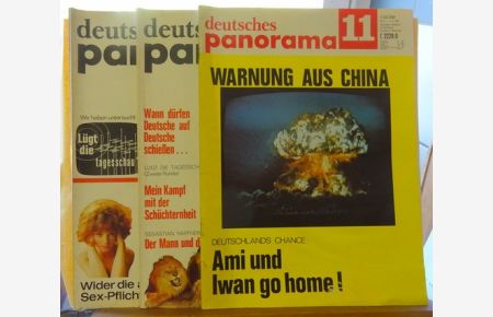 deutsches Panorama Nr. 1/2 + 3 (1966) + 11 + 16 (1967)