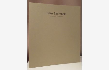 Sam Szembek. Zeichnungen und Lithographien. Herausgegeben von der Vereinigung von Freunden der Akademie der Bildenden Künste, Stuttgart.